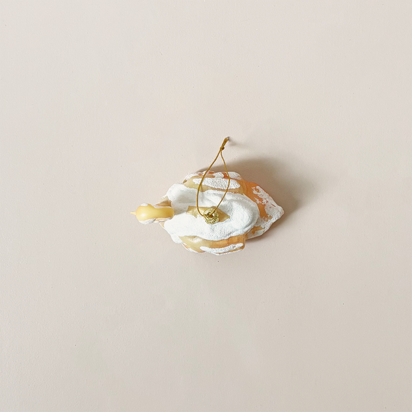 Swan Cream Puff Ornament
