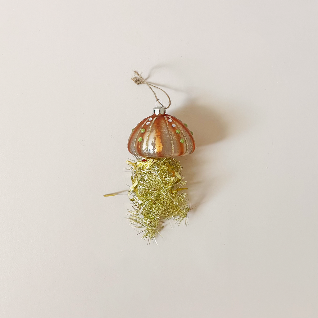 Tinsel Jellyfish Ornament
