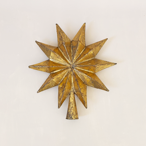 Yesteryear Tree Topper Gold