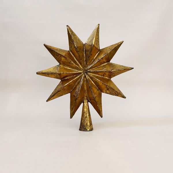 Yesteryear Tree Topper Gold