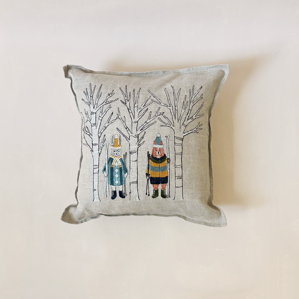 Aspen Skiers Pillow