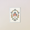 Baby Bluebird Embroidered Note Card