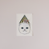 Baby Cat Birthday Surprise Embroidered Note Card