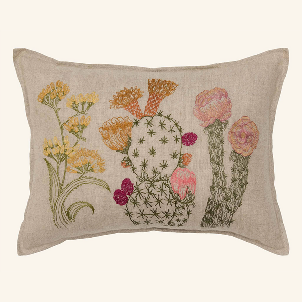 Blooming Cacti Pillow