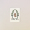Fawn in Ferns Embroidered Note Card
