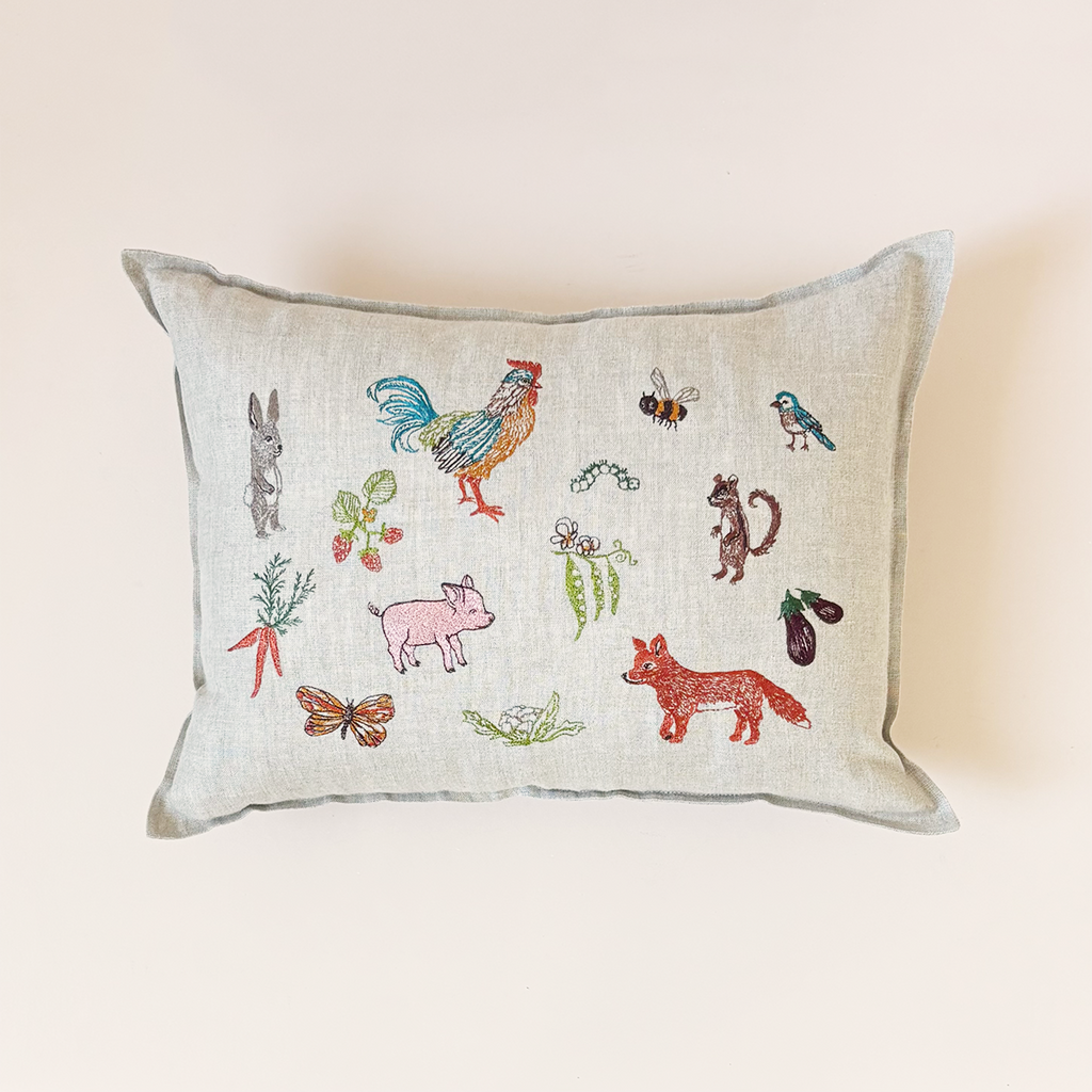Garden Gathering Pillow