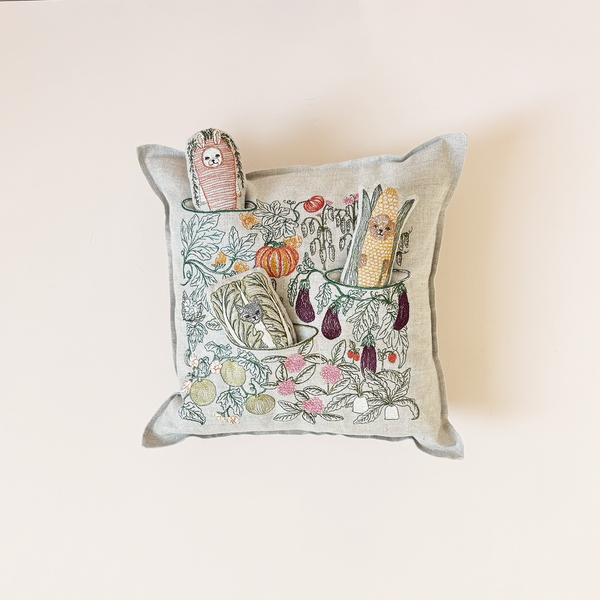 Garden Patch Pocket Pillow
