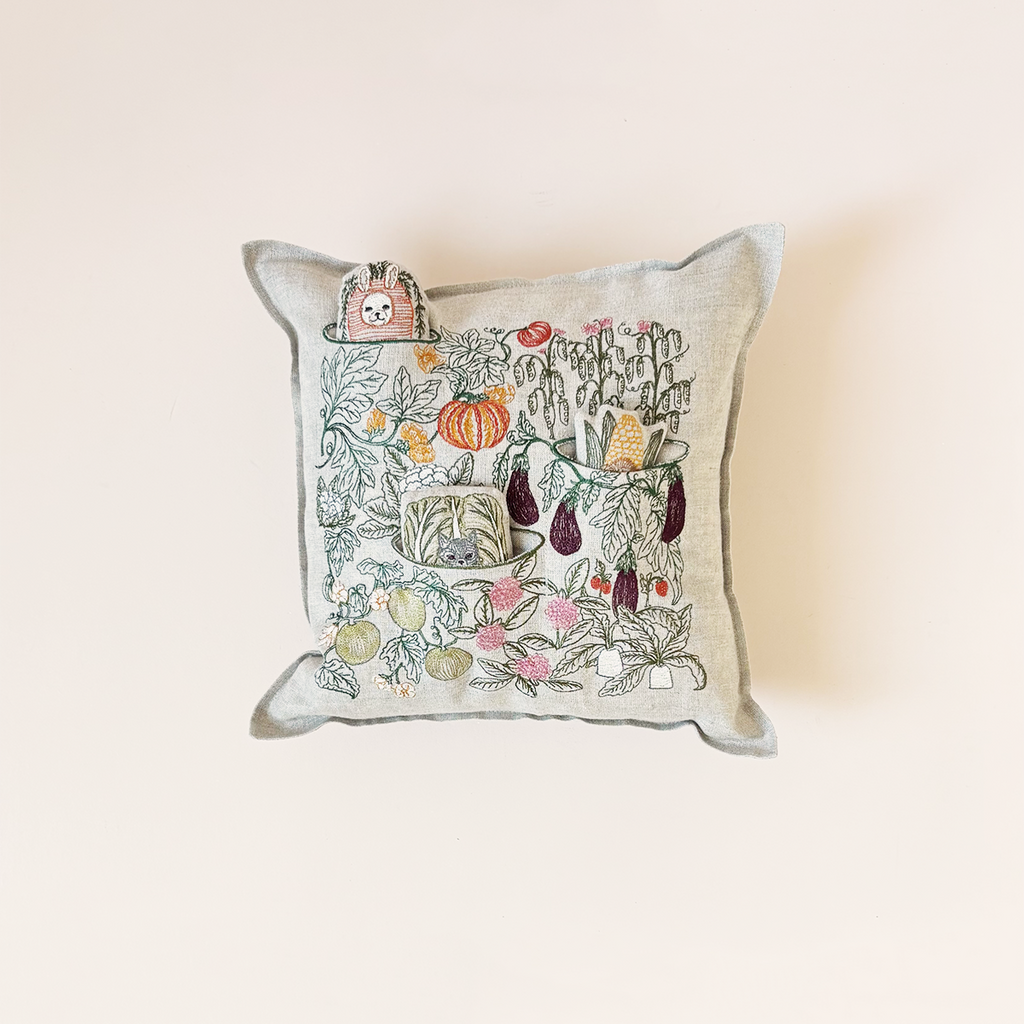 Garden Patch Pocket Pillow