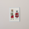 Gifting Cat & Dog Embroidered Note Card