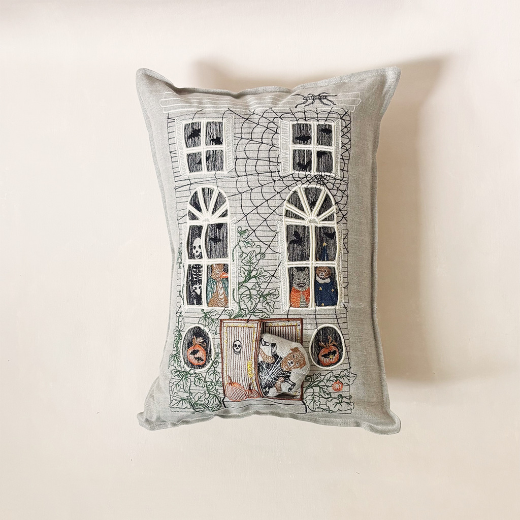 Haunted House Pocket Pillow