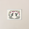 Hummingbird Hearts Embroidered Note Card