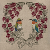Hummingbird Hearts Pillow