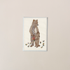 Mama Bear & Cub Embroidered Note Card