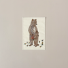 Mama Bear & Cub Embroidered Note Card