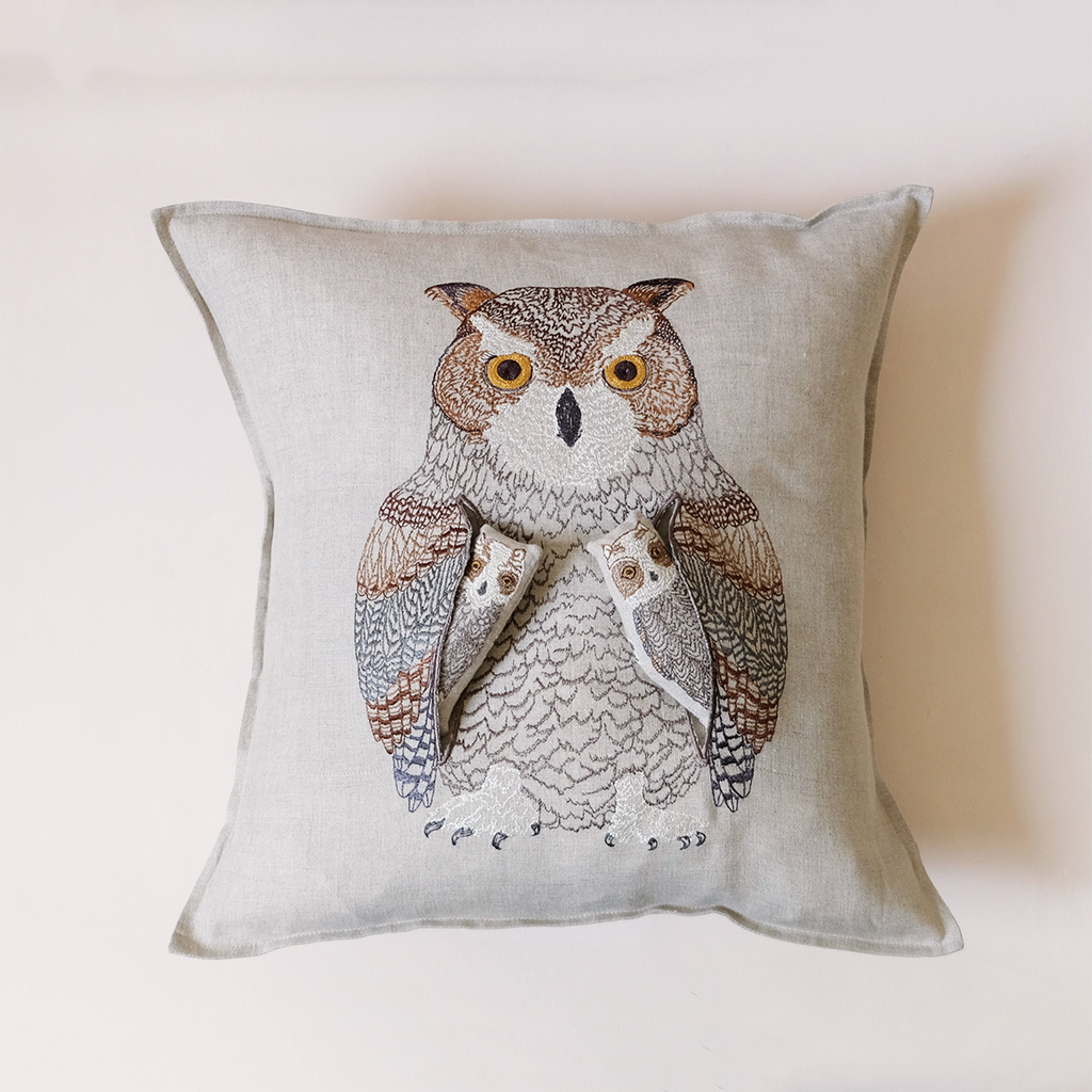 Owl Mama Pocket Pillow