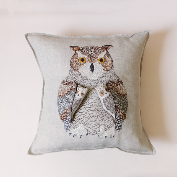 Owl Mama Pocket Pillow