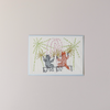 Summer Celebration Embroidered Note Card