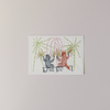 Summer Celebration Embroidered Note Card