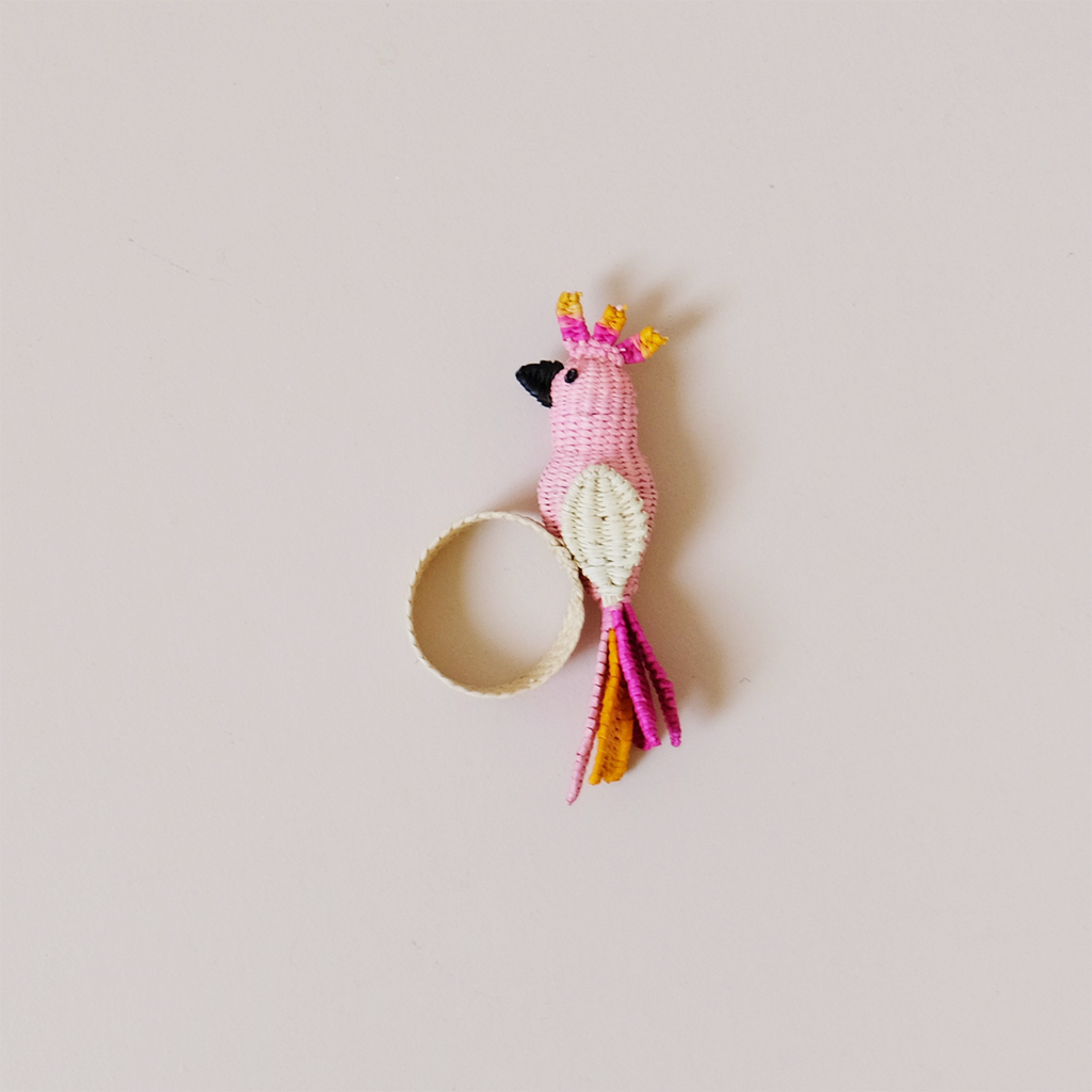 Cockatoo Napkin Ring