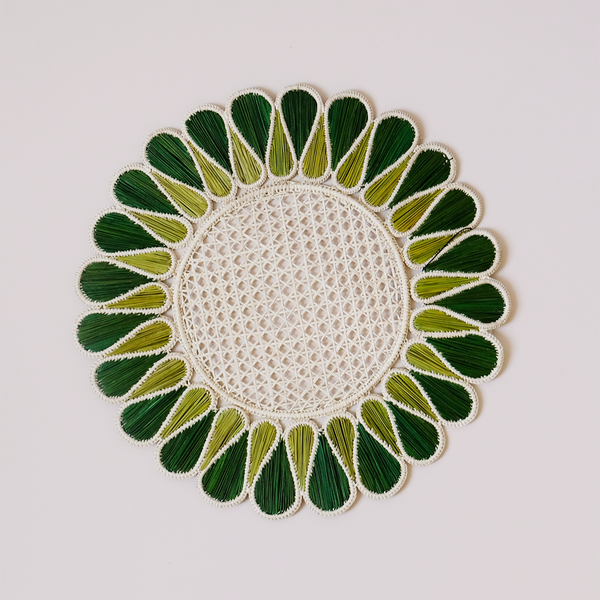 Drops Placemat Green & Olive