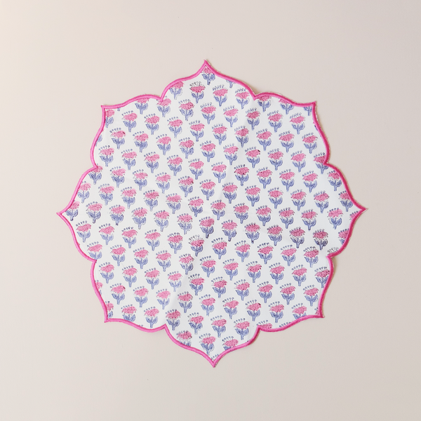 Pink Flower Placemat