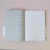 Block Print Wrapping Paper Book Blue