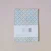 Block Print Wrapping Paper Book Blue