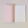 Block Print Wrapping Paper Book Red