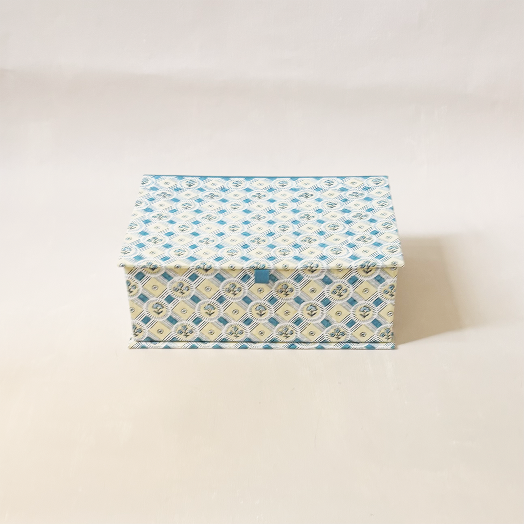 Blue Ochre Spring Bloom Keepsake Box Large