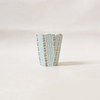 Blue Ochre Rhea Scalloped Pen Pot