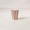 Brick Red Rhea Scalloped Pen Pot