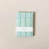 Celadon Green Floral Stripe Note Card Set