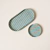 Desk Tray Set Blue & Ochre Stripe