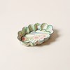 Flower Petal Oval Desk Tray Moss Fire Whirl