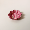 Flower Petal Round Desk Tray Red Fire Whirl