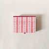 Garnet Red Floral Stripe Keepsake Box Small