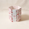 Hexagon Collapsible Basket Red Robin & Peony