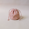 Quilted Jewelry Pouch Spring Bloom Orange
