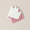 Red Vintage Vines Note Card Set