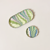 Scalloped Desk Tray Set Moss Mountain
