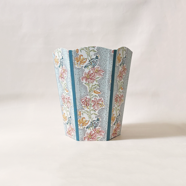 Scalloped Collapsible Basket Mint Meher