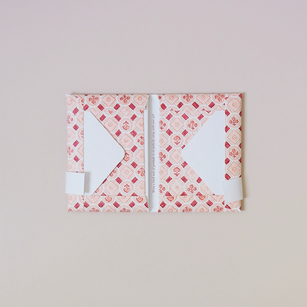 Spring Bloom Red Note Card Set