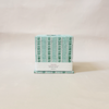 Tissue Box Cover Celadon Green Floral Stripe