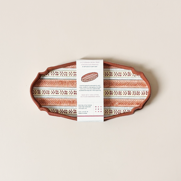 Victorian Desk Tray Red Rhea