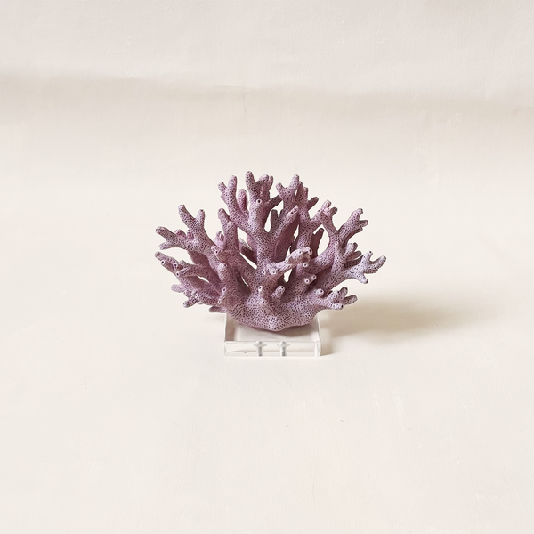Coral Resin Decor Plum