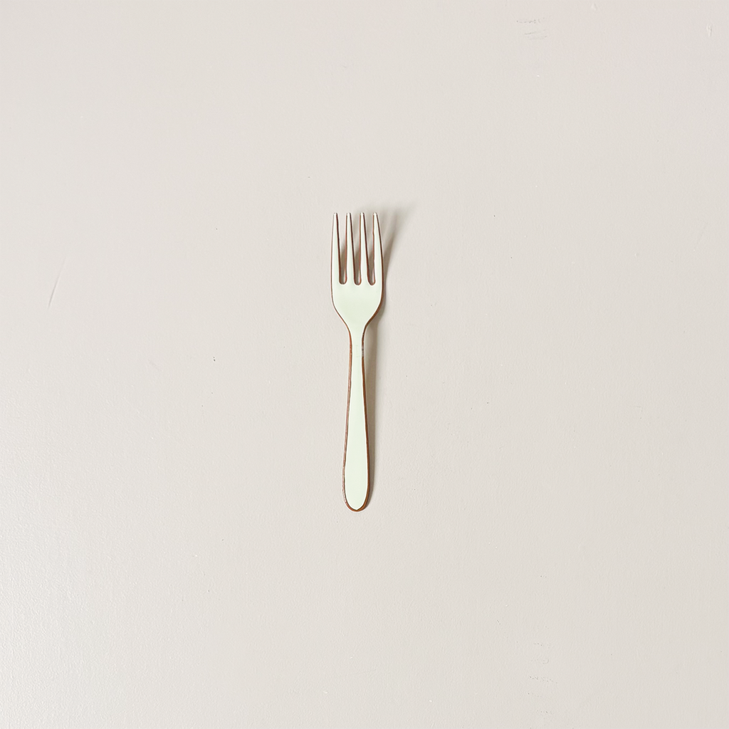 Enamel Canapé Fork