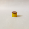 Enamel Pot with Acacia Wood Lid