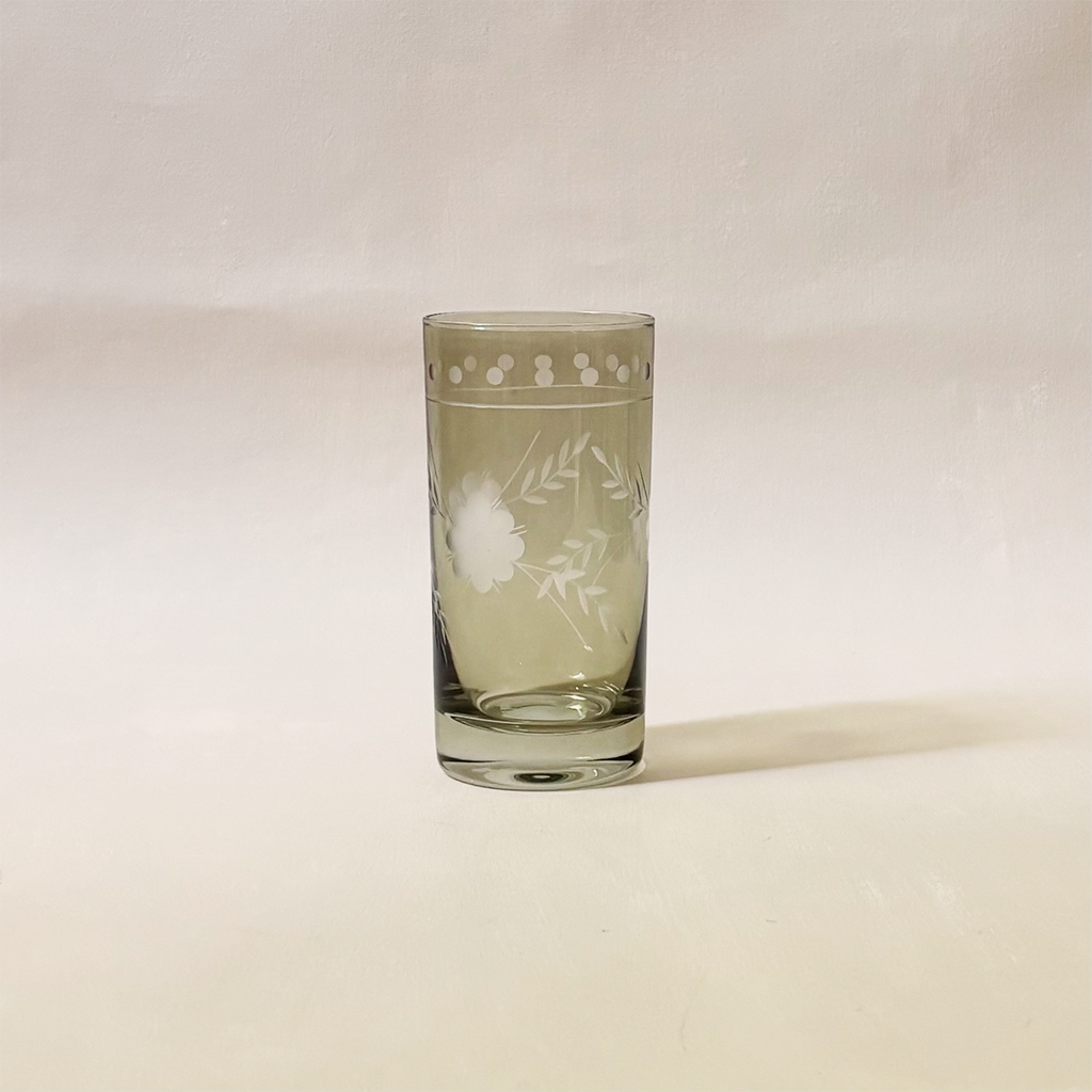 Etched Botanical Highball