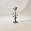 Flower Metal Taper Holder Pink Large