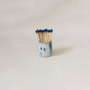 Matchstick Holder w/Striker Brush Strokes